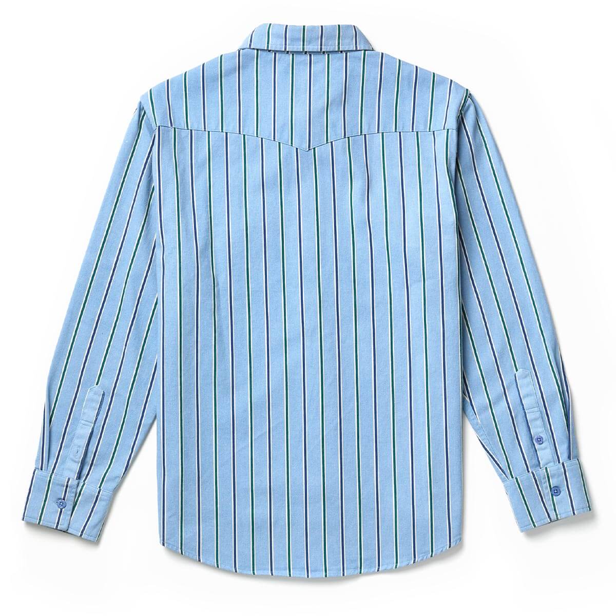 Seager Amarillo L/S Shirt Steel Blue Stripe - Image 2