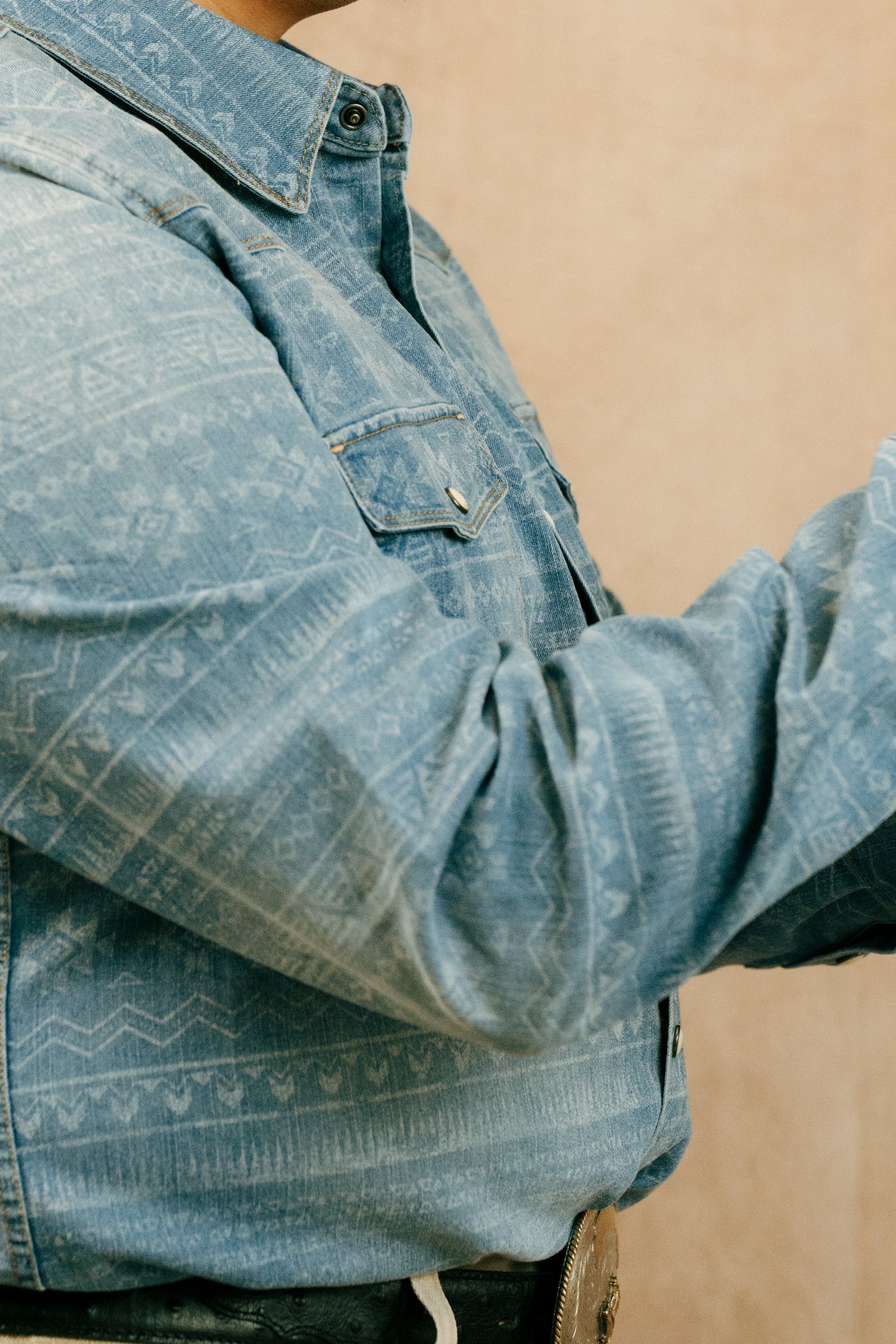 Canyon Of Heros Aztec Denim Shirt - Image 3