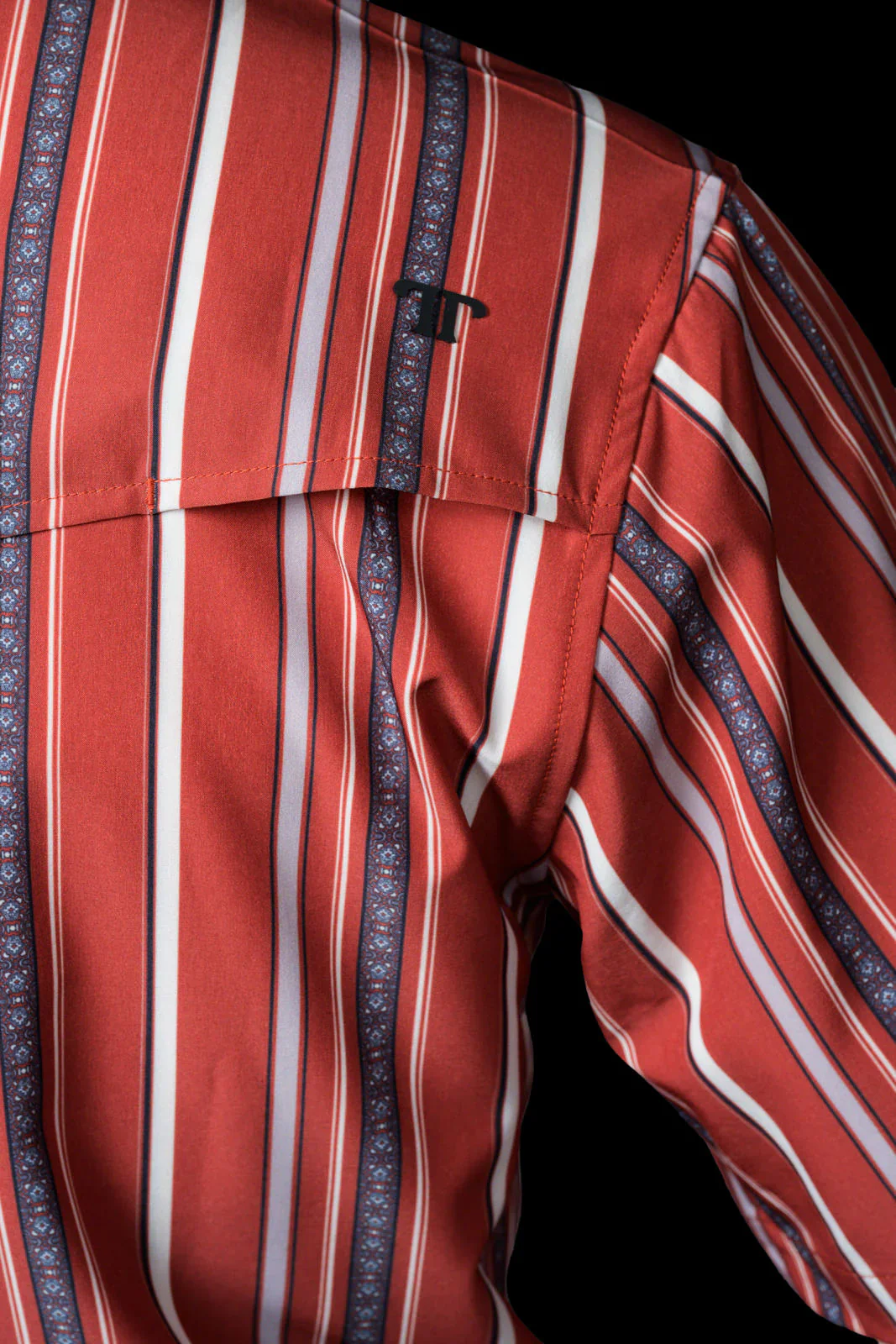 Ferrell The Brooks in Red - Short Sleeve Snap - Image 4
