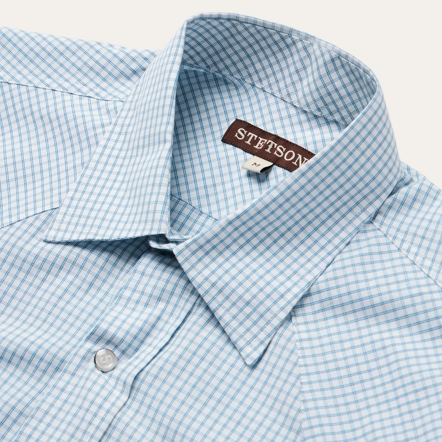 Stetson Two Stripe Check Western Shirt - Image 5