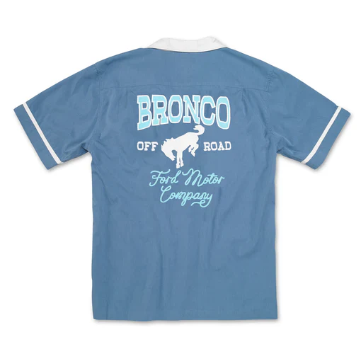 American Needle Lebowski Button Up Short Sleeve Shirt Ford Bronco