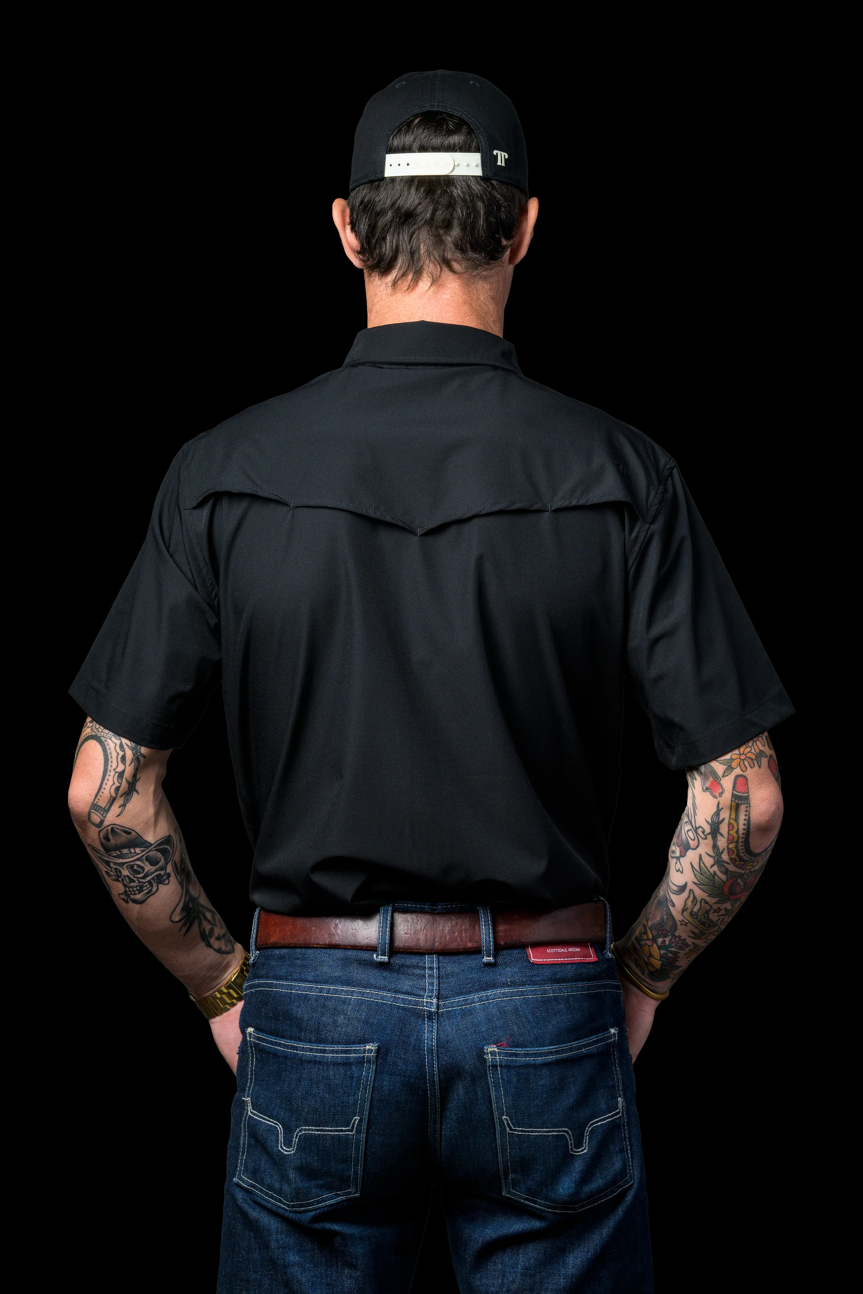 Ferrell CORE - Men's Black Short Sleeve Snap Shirt - Image 2
