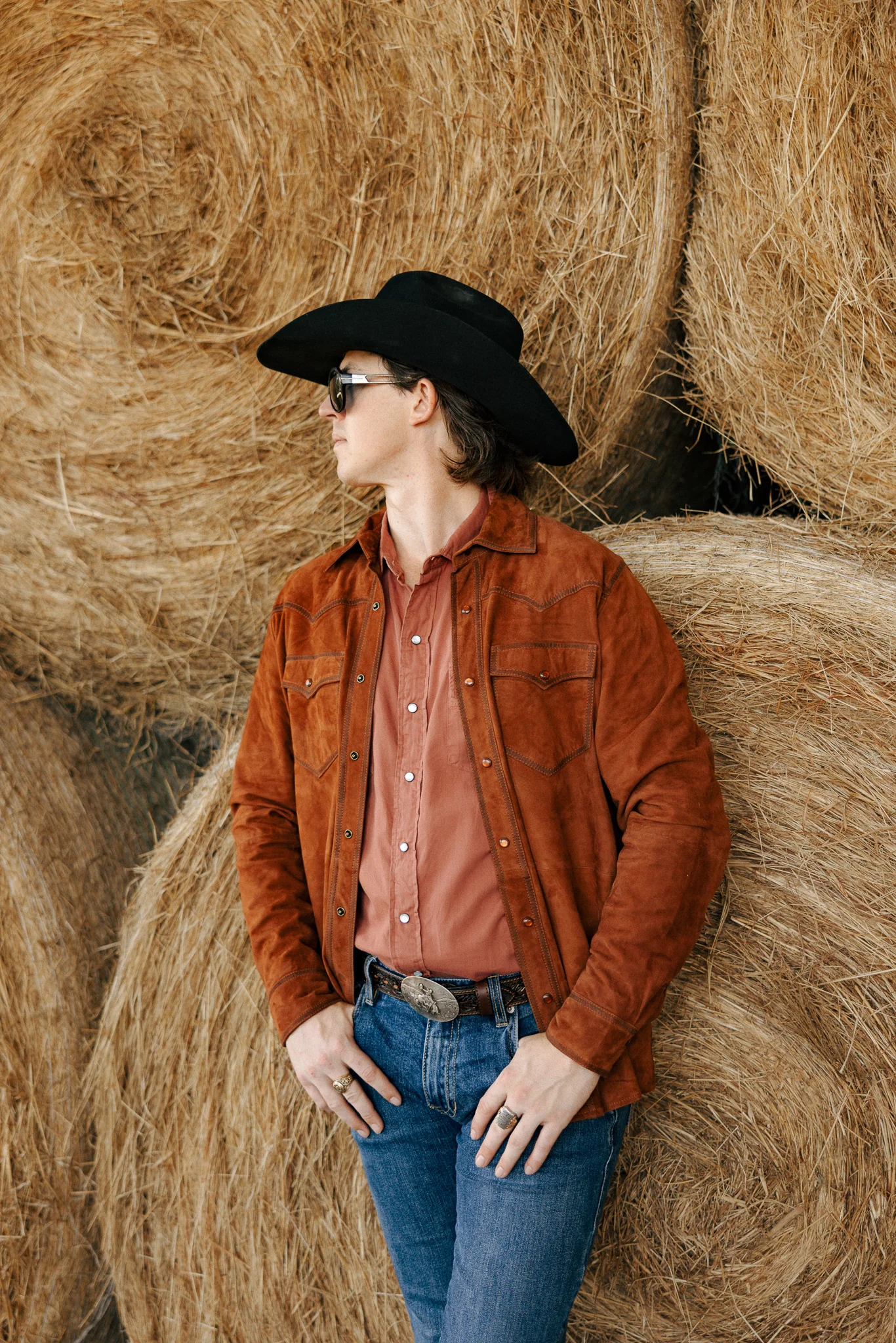 Scully Yoke Lamb Suede Shirt Jacket - Image 2