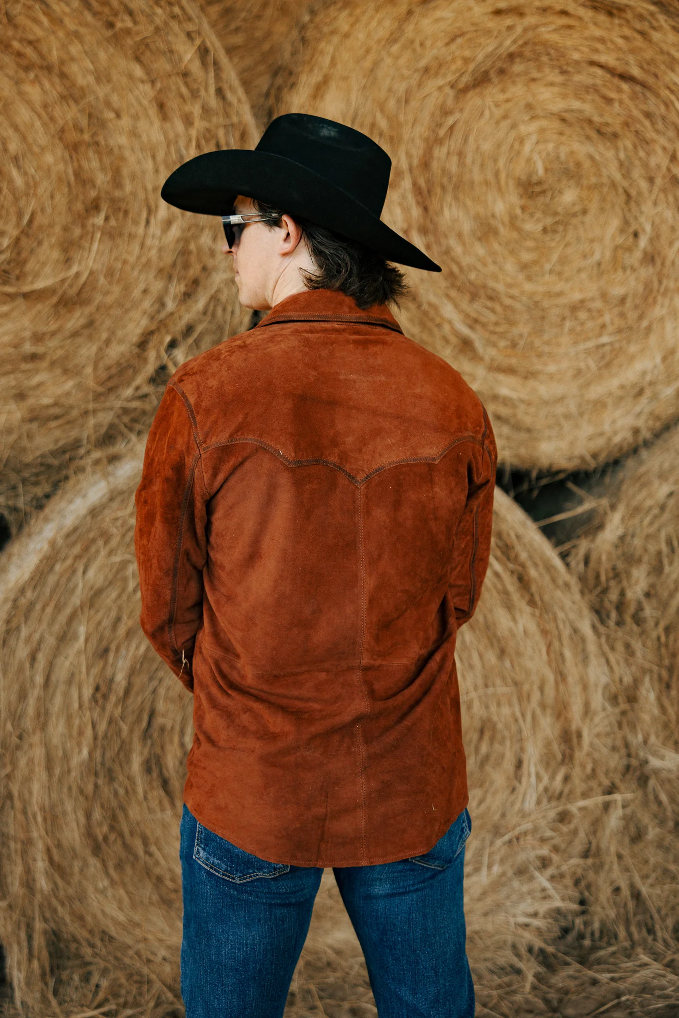 Scully Yoke Lamb Suede Shirt Jacket - Image 8