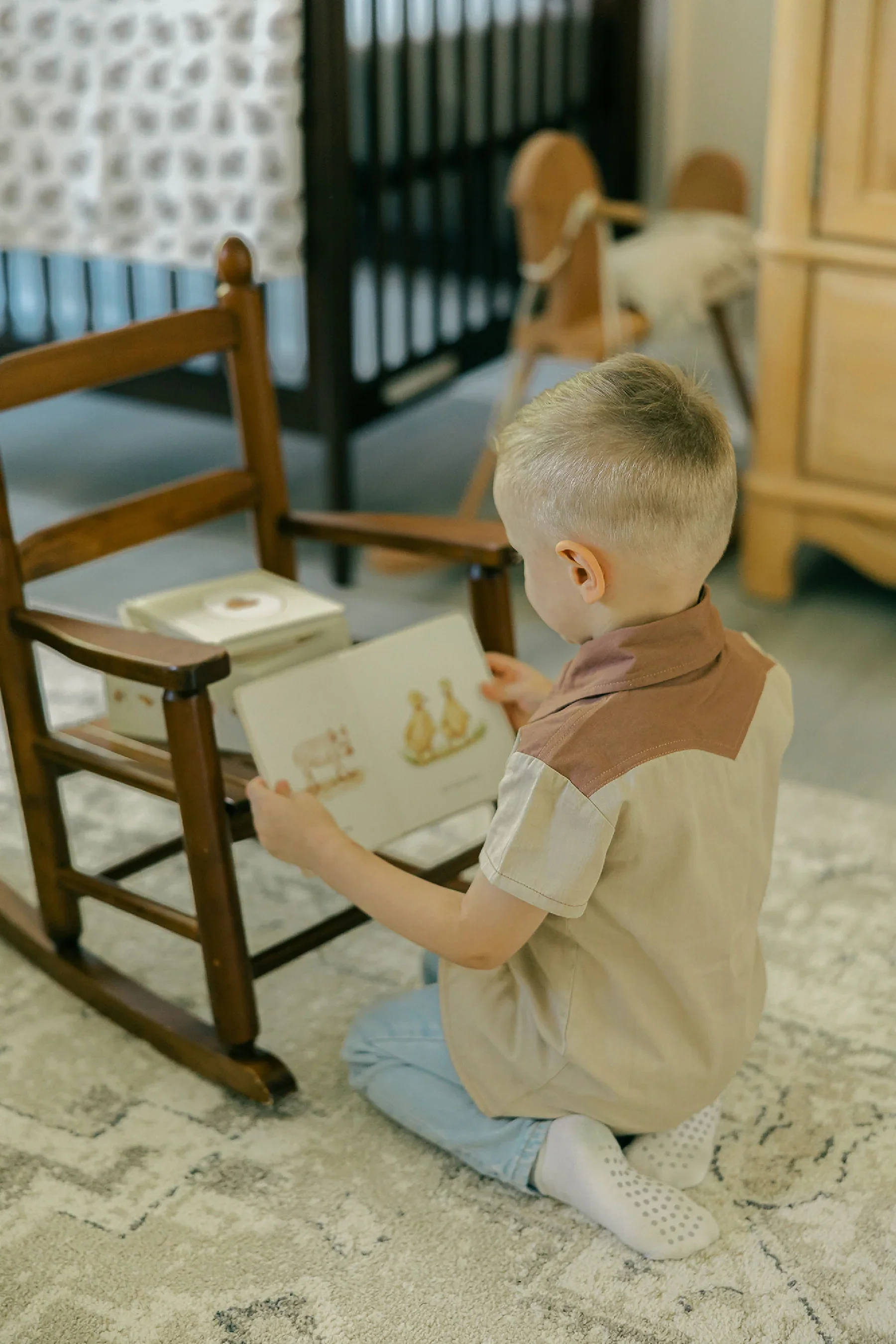L'oved Baby Oatmeal | Kids' Western Button-Up Shirt - Image 6