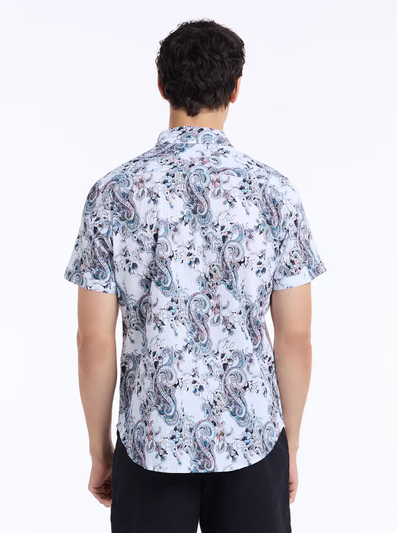 ROBERT GRAHAM PICKWICK SHORT SLEEVE BUTTON DOWN SHIRT - Image 3