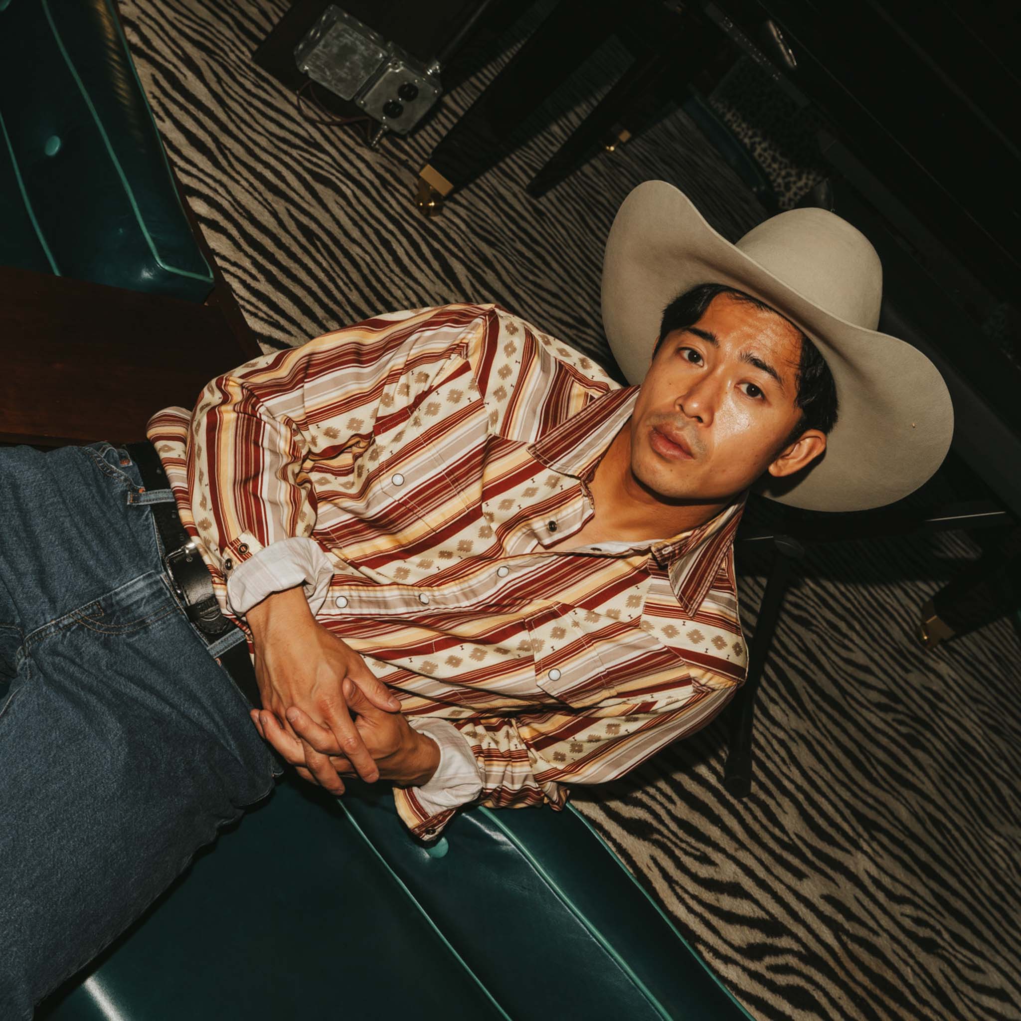 Sendero The Wyatt Pearl Snap Long Sleeve Serape Shirt - Image 5