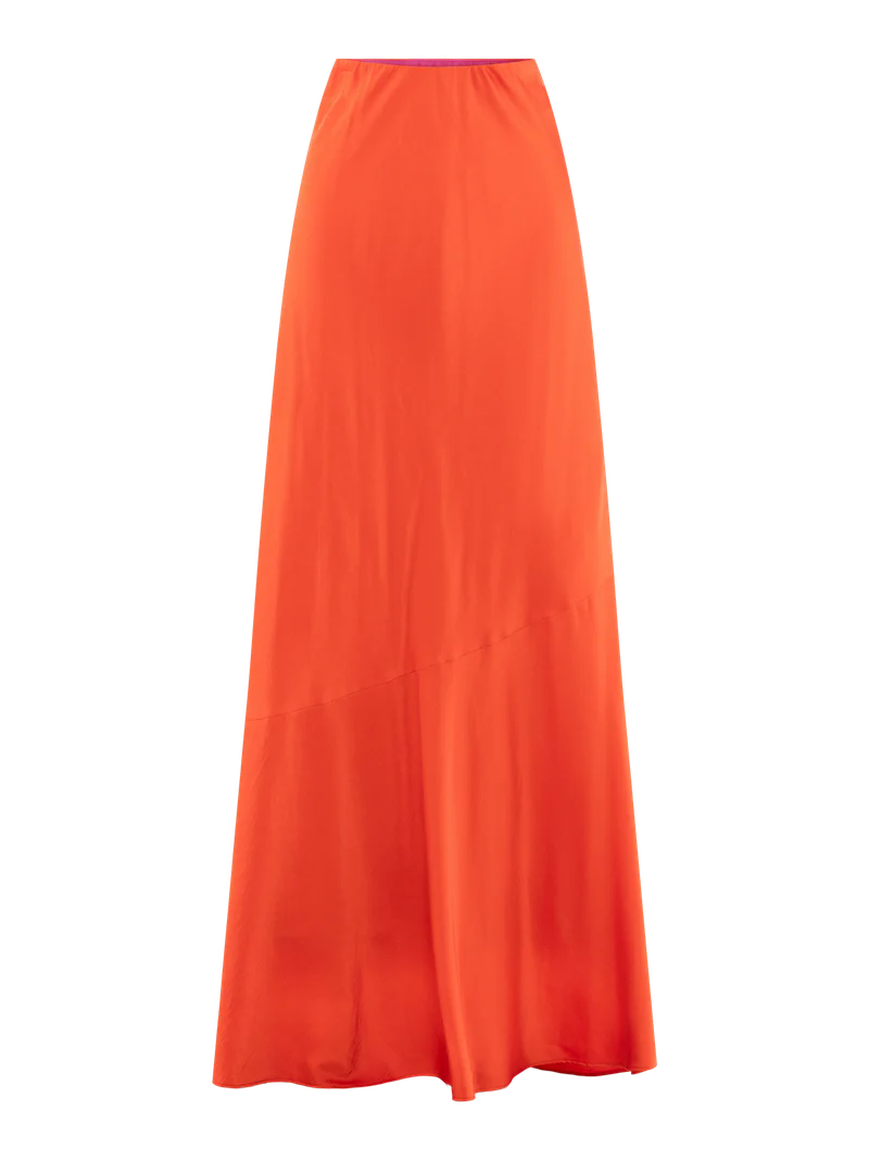 Emily McCarthy Bias Silk Cotton Skirt - Image 5