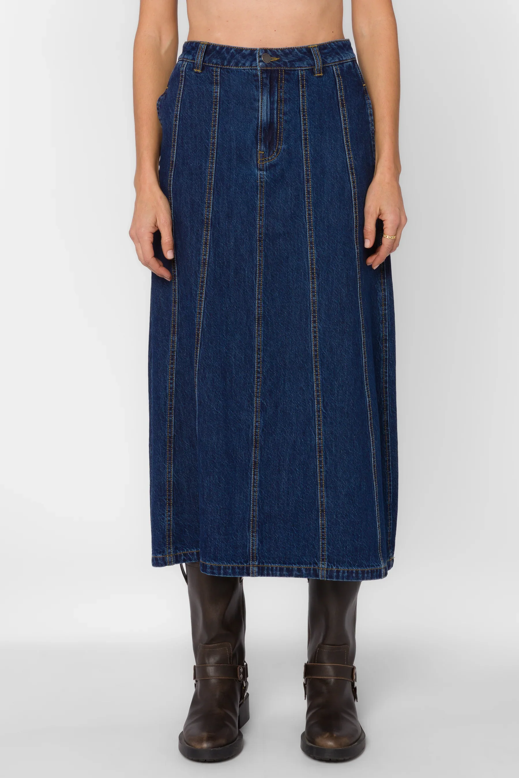 Velvet Heart Deedee Dark Rinse Skirt - Image 2