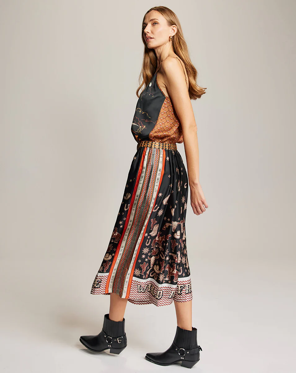 Me369 Vanessa Rodeo Midi Skirt - Image 3