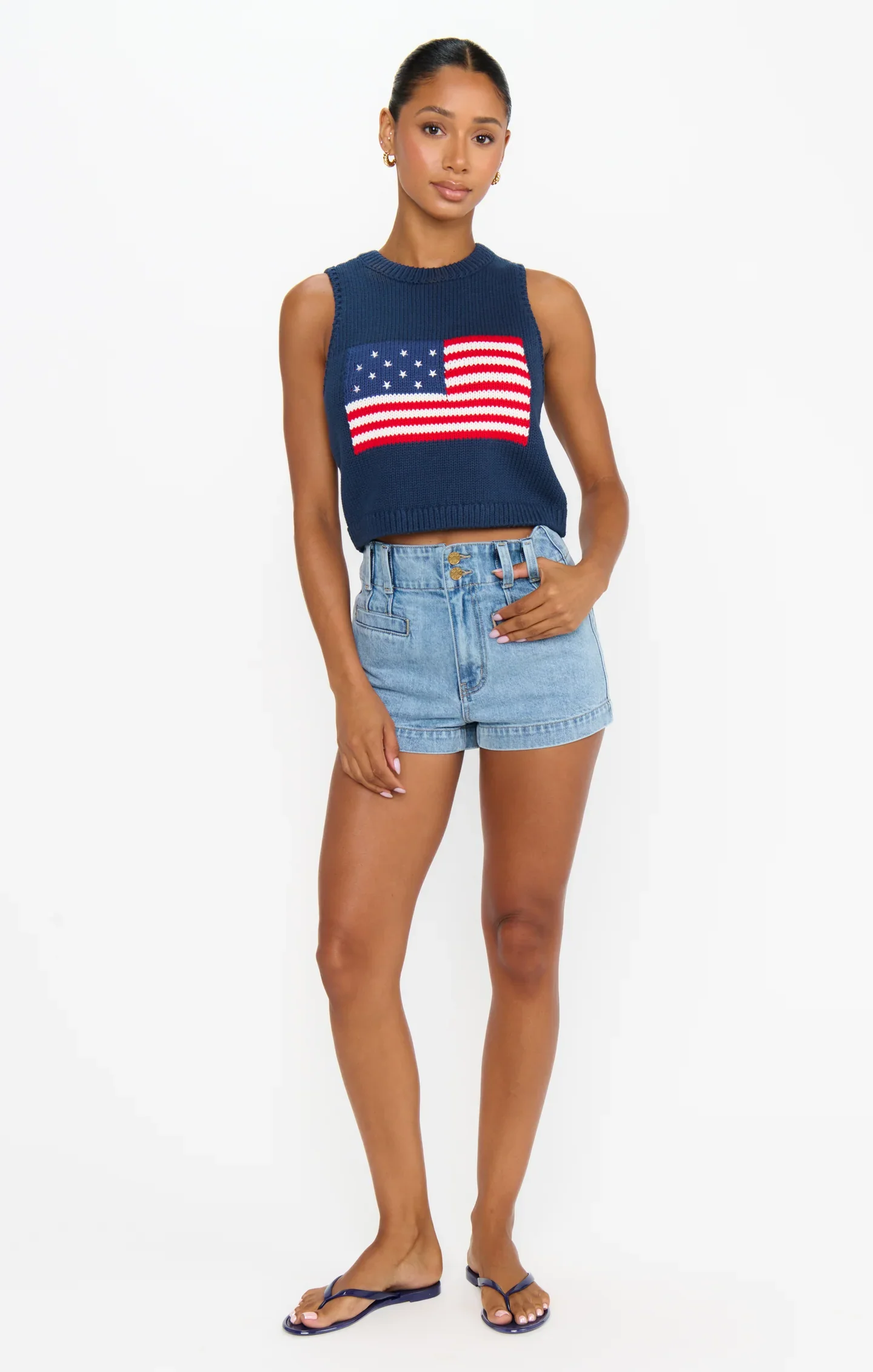 Show Me Your Mumu Milo Flag Tank - Image 6