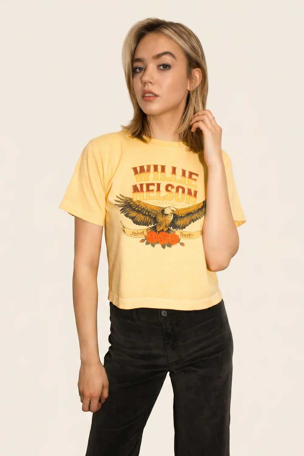 People Of Leisure Willie Nelson Abbott, Texas Tee
