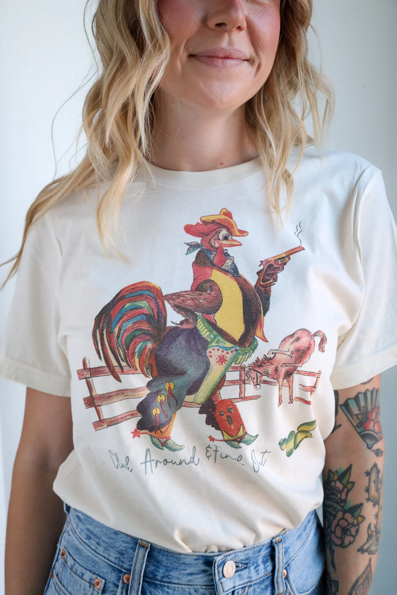Cry Baby Tees Cluck Around Tee - Image 3