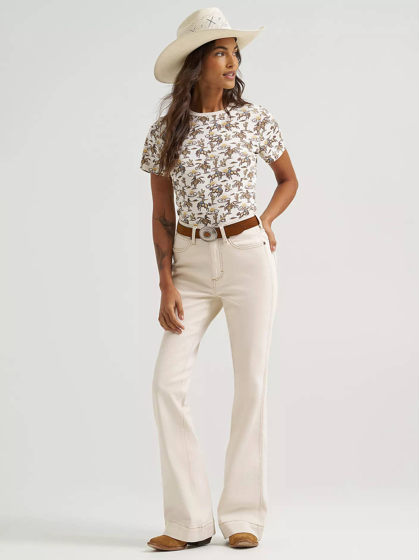 Wrangler All Over Print Slim Tee - Image 2