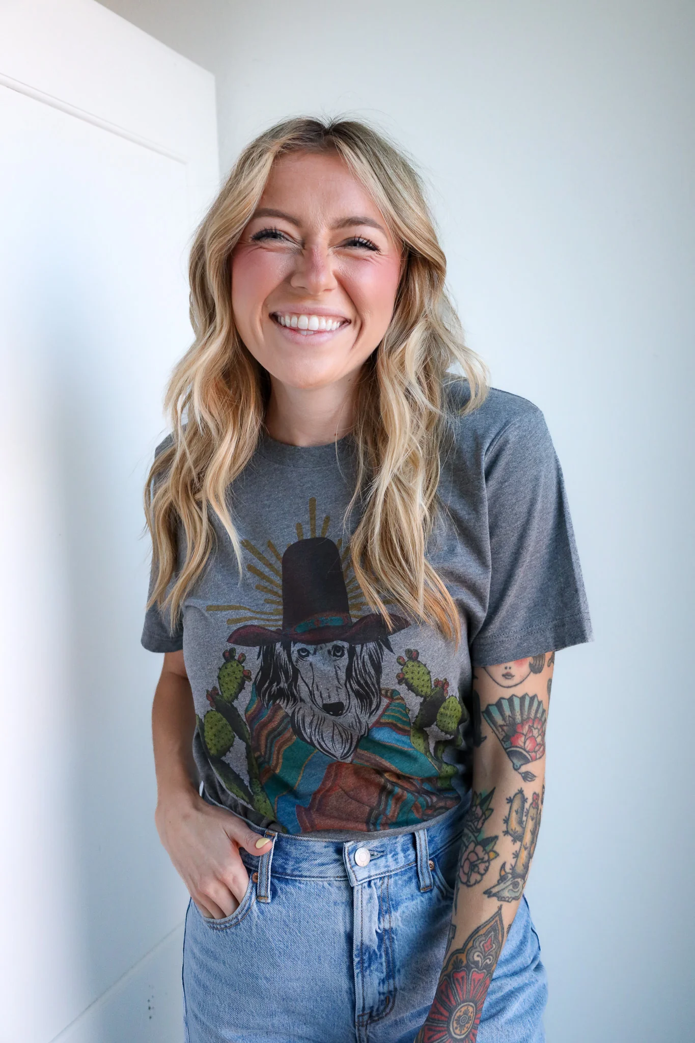 Cry Baby Serape Dog Tee - Image 2