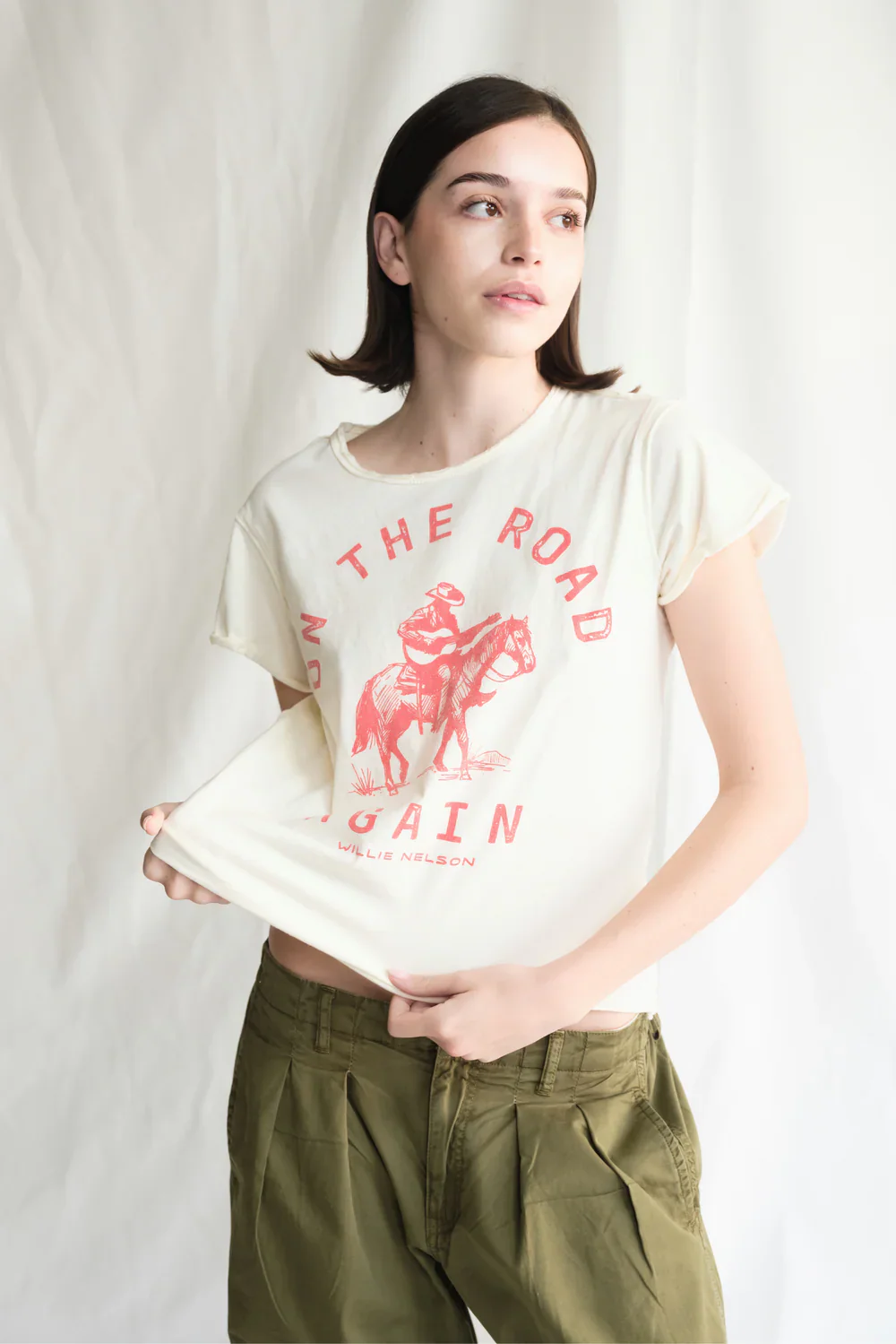 People Of Leisure Willie Nelson On The Road Again Tee - Image 2