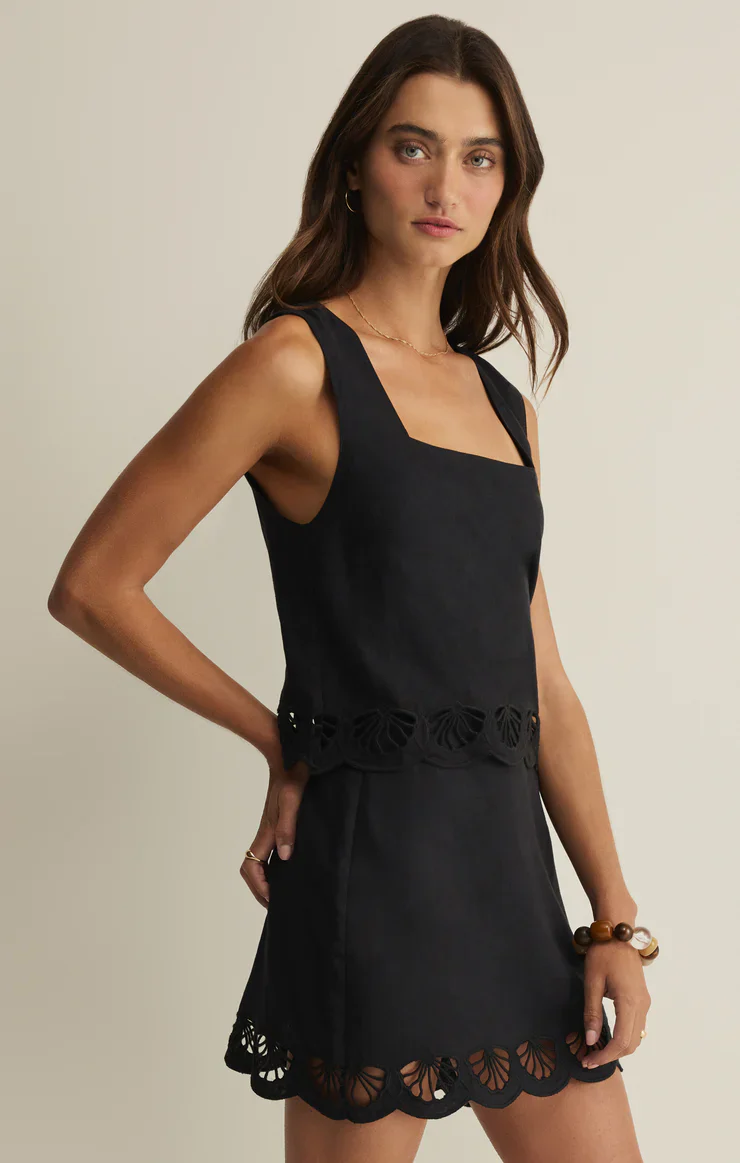 Z Supply Charlene Embroidered Linen Top - Image 4