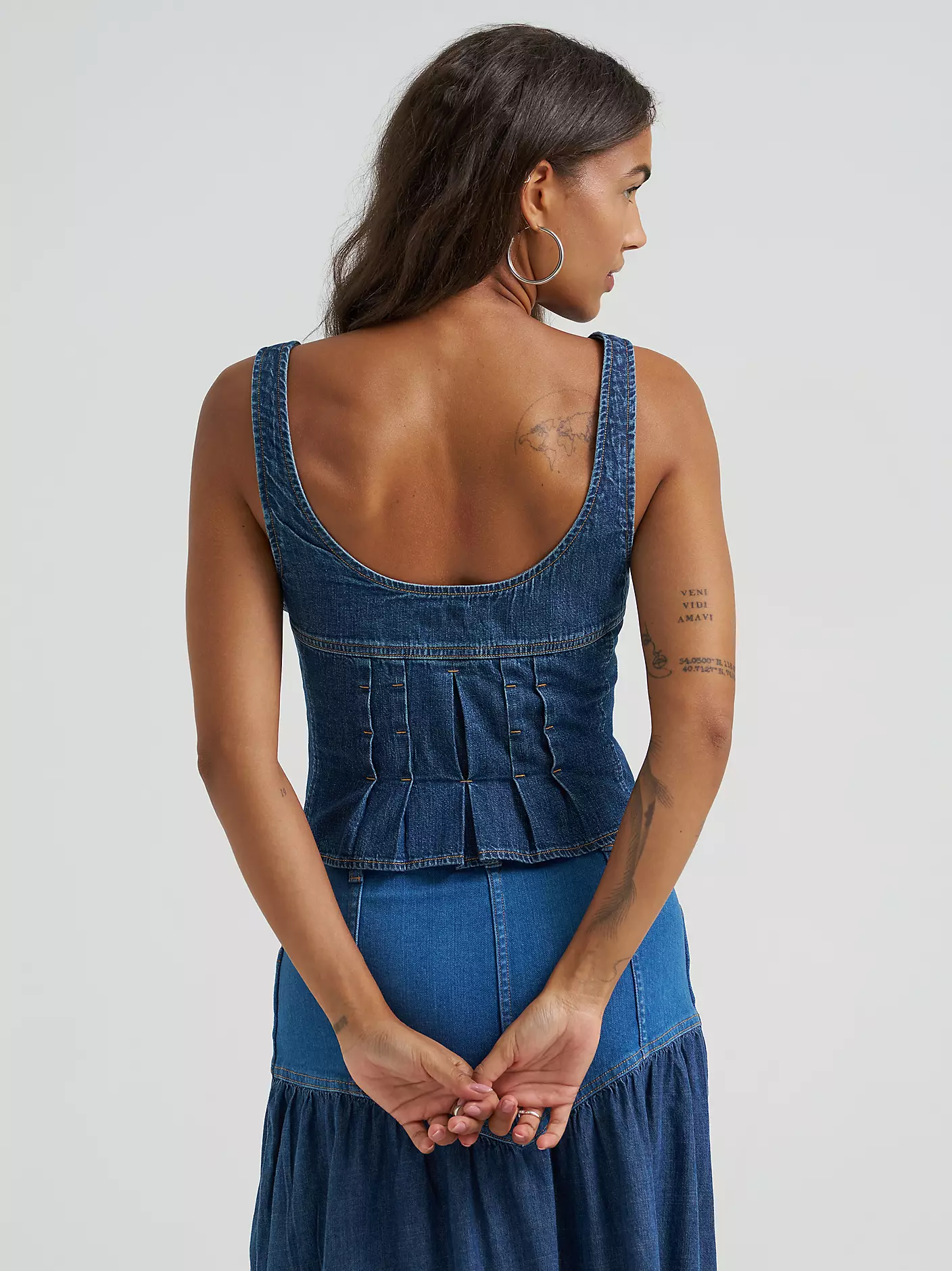 Wrangler Pleated Corset Top - Image 4