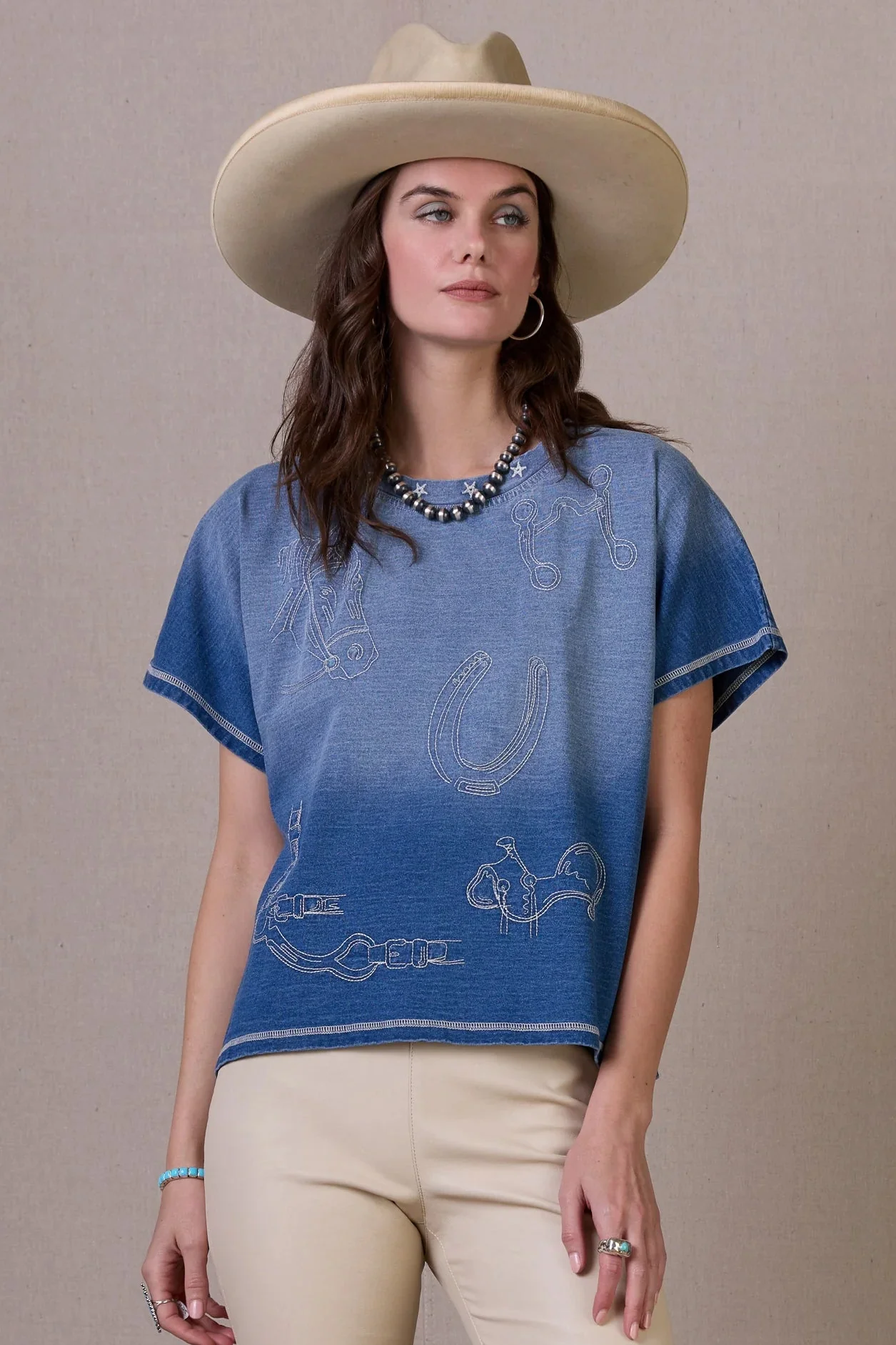 Double D Cowboy Gist Top