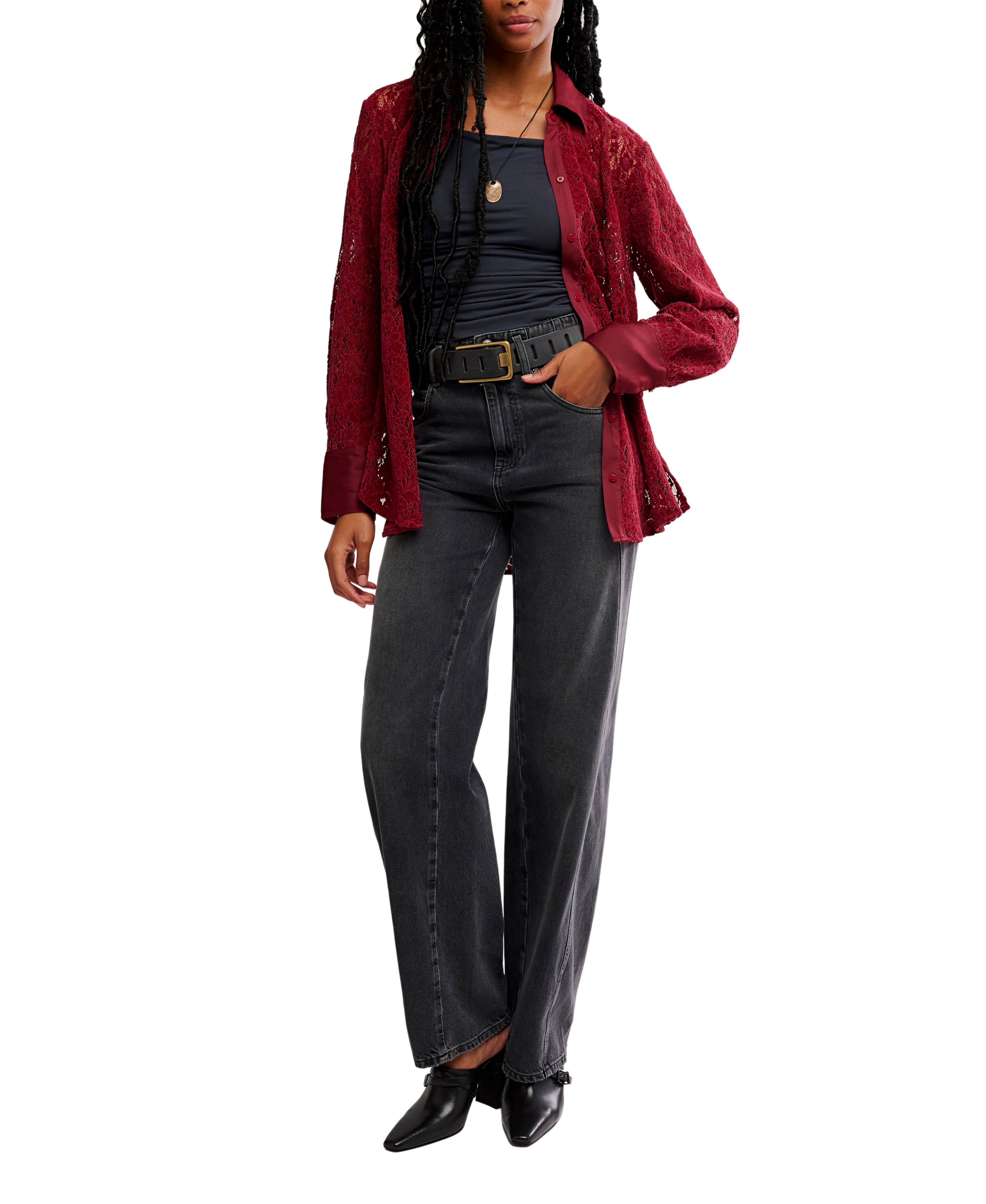 Free People Faith Button Down Shirt - Image 5