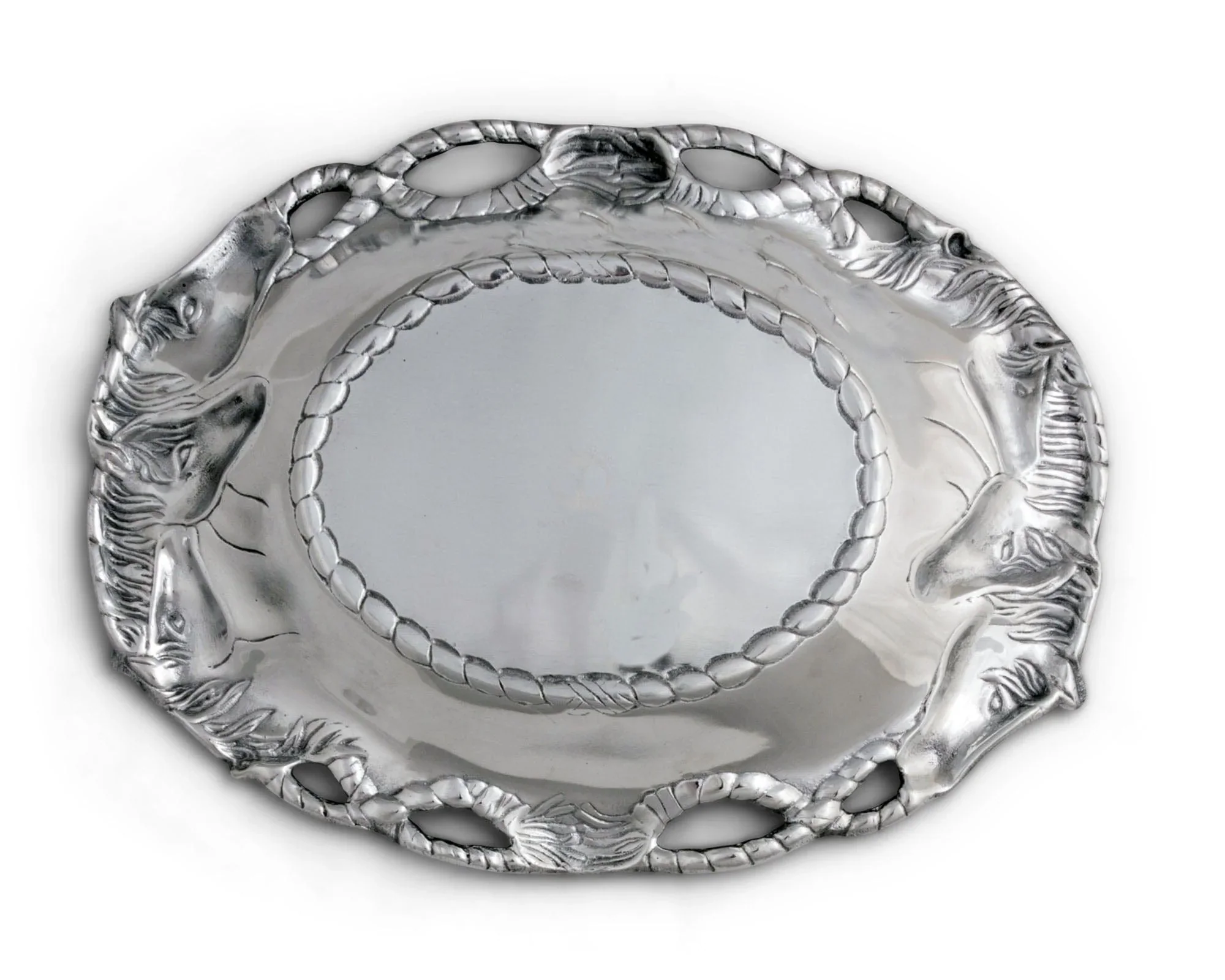 Arthur Court Horse Oval Tray - Image 5