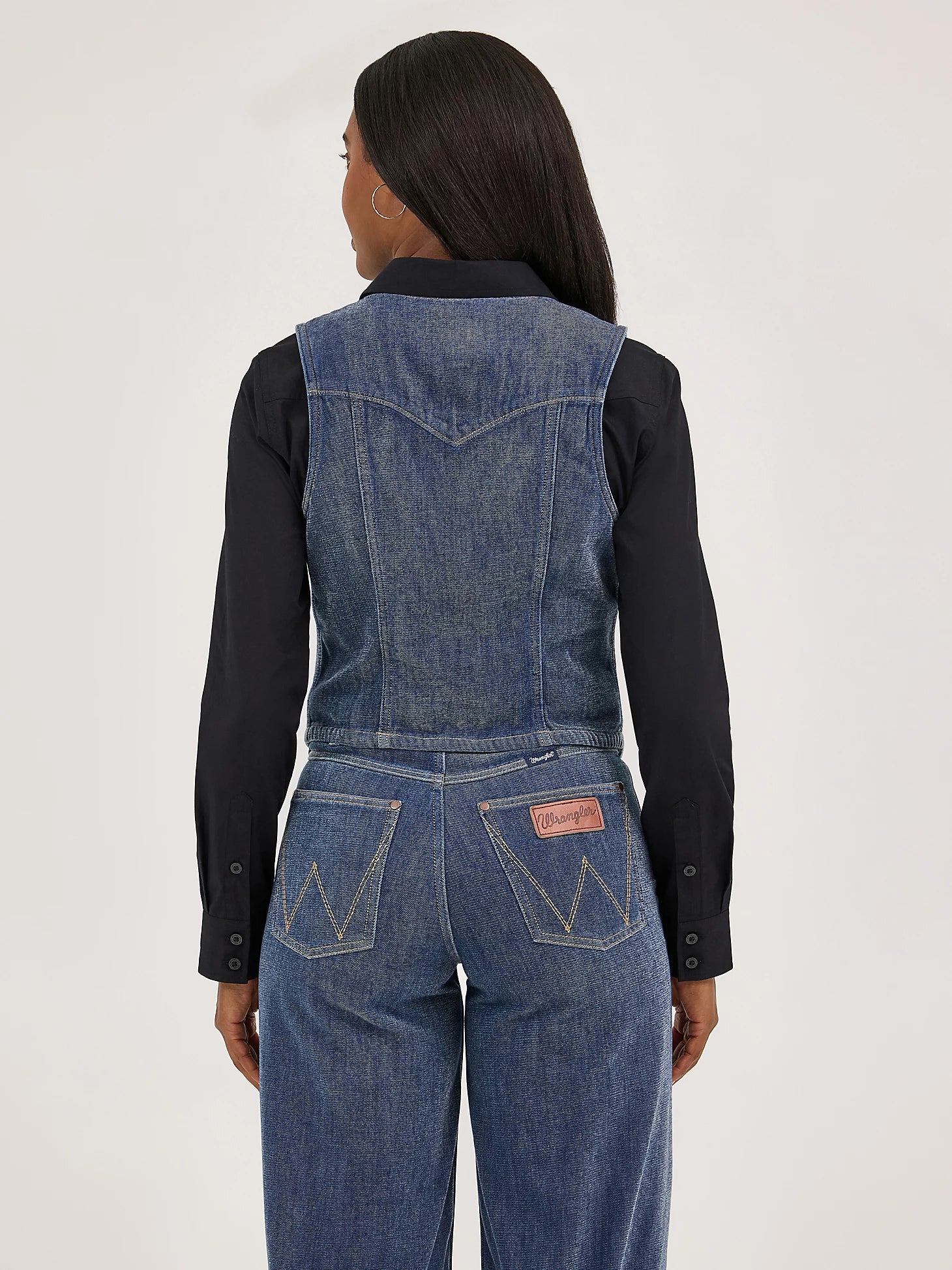 Wrangler Airy Denim Vest - Image 5